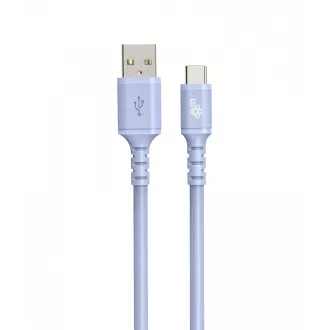 TB kabel USB-A - USB-C ljubičasti 1m