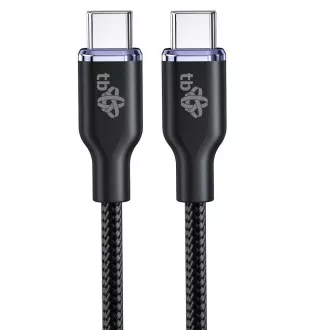 TB USB C - USB C 60W Glamour kabel 1,5 m crni