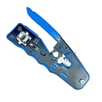 W-Star RJ45 EZ kliješta za krimpovanje WS7318R profesionalna kliješta Cat7, Cat6, Cat5, STP