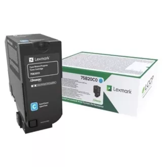 Lexmark 75B20C0 - toner, cyan (azurni)