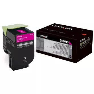 Lexmark 70C0H30 - toner, magenta (purpurni)