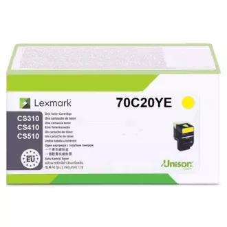 Lexmark 70C20YE - toner, yellow (žuti)