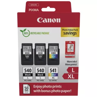 Canon PG-540-Lx2/CL541XL (5224B015) - tinta, black + color (crna + šarena) Canon PG-540-Lx2/CL541XL (5224B015) - tinta, black + color (crna + šarena)