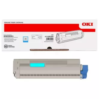 Oki 45862839 - toner, cyan (azurni)