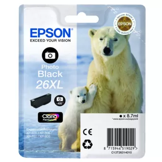 Epson T2631 (C13T26314022) - tinta, photoblack (fotocrna) Epson T2631 (C13T26314022) - tinta, photoblack (fotocrna)