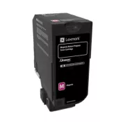 Lexmark 74C20ME - toner, magenta (purpurni)