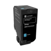 Lexmark 74C20CE - toner, cyan (azurni)