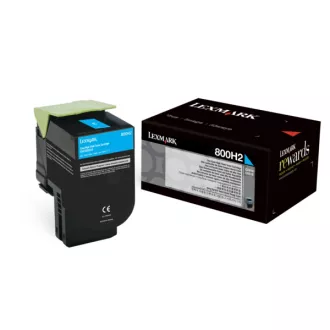 Lexmark 80C0H20 - toner, cyan (azurni)