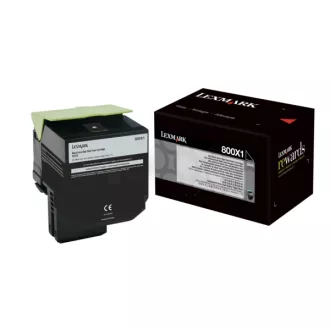Lexmark 80C0X10 - toner, black (crni)