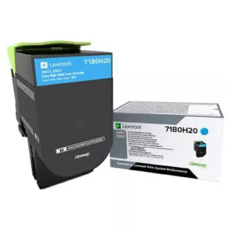 Lexmark 71B0H20 - toner, cyan (azurni) Lexmark 71B0H20 - toner, cyan (azurni)