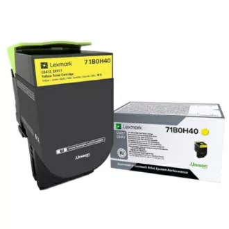 Lexmark 71B0H40 - toner, yellow (žuti) Lexmark 71B0H40 - toner, yellow (žuti)