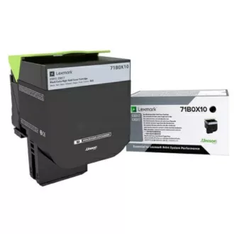 Lexmark 71B0X10 - toner, black (crni)