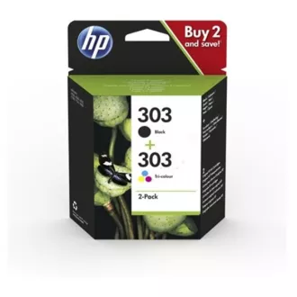 HP 303 (3YM92AE#301) - tinta, black + color (crna + šarena) HP 303 (3YM92AE#301) - tinta, black + color (crna + šarena)