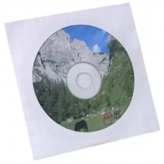 Omot za 1 CD, papir, bijeli, sa prozorom Omot za 1 CD, papir, bijeli, sa prozorom