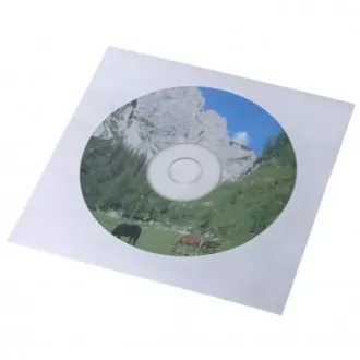 Omot za 1 CD, papir, bijeli, sa prozorom Omot za 1 CD, papir, bijeli, sa prozorom