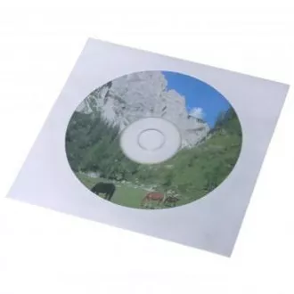 Omot za 1 CD, papir, bijeli, sa prozorom, Logo, 100 kom Omot za 1 CD, papir, bijeli, sa prozorom, Logo, 100 kom