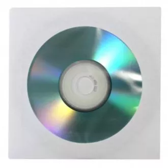 Omot za 1 CD, papir, bijeli, sa prozorom, Logo, 100 kom Omot za 1 CD, papir, bijeli, sa prozorom, Logo, 100 kom