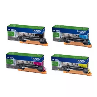 Brother TN247BK, TN247C, TN247M, TN247Y - toner, black + color (crni + šareni)