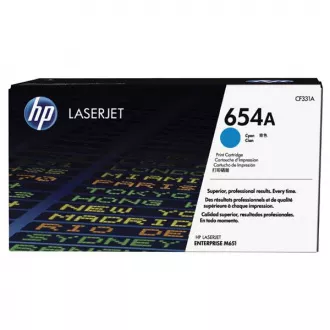HP 654A (CF331A) - toner, cyan (azurni)