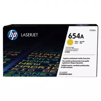 HP 654A (CF332A) - toner, yellow (žuti)