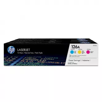 HP 126A (CF341A) - toner, color (šareni) 3kom