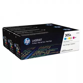 HP 305A (CF370AM) - toner, color (šareni) 3kom HP 305A (CF370AM) - toner, color (šareni) 3kom