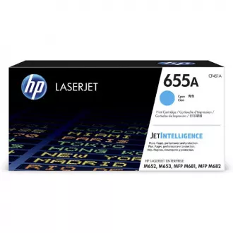HP 655A (CF451A) - toner, cyan (azurni)