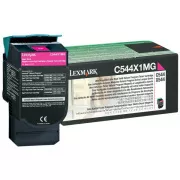 Lexmark C544X1MG - toner, magenta (purpurni)