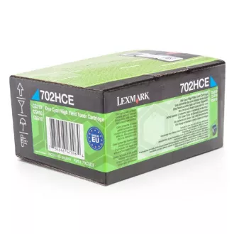 Lexmark 70C2HCE - toner, cyan (azurni)