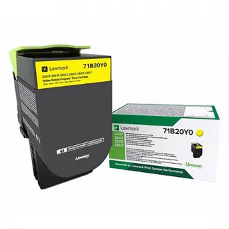 Lexmark 71B20Y0 - toner, yellow (žuti)