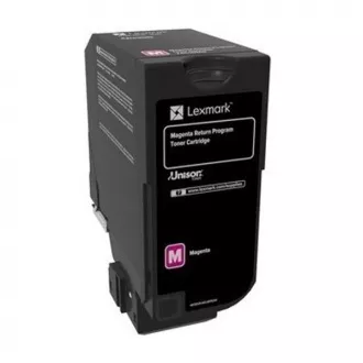 Lexmark 74C2SM0 - toner, magenta (purpurni)