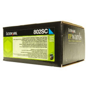 Lexmark 802S (80C2SC0) - toner, cyan (azurni)