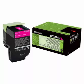 Lexmark 80C2XME - toner, magenta (purpurni)
