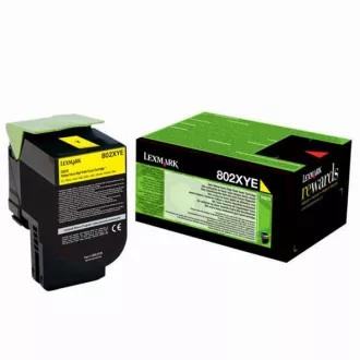 Lexmark 80C2XYE - toner, yellow (žuti)