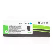 Lexmark 84C2HCE - toner, cyan (azurni)