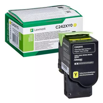 Lexmark C242XY0 - toner, yellow (žuti)