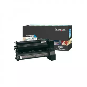 Lexmark C7700CS - toner, cyan (azurni)