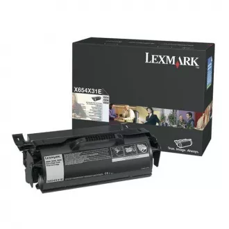 Lexmark X654X31E - toner, black (crni)