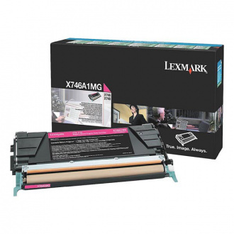 Lexmark X746A1MG - toner, magenta (purpurni)