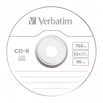 Verbatim CD-R, 43787, Extra Protection, pakiranje od 50 komada, 700 MB, 52x, 80 min., 12 cm, bez mogućnosti ispisa, omot, za arhiviranje podataka Verbatim CD-R, 43787, Extra Protection, pakiranje od 50 komada, 700 MB, 52x, 80 min., 12 cm, bez mogućnosti ispisa, omot, za arhiviranje podataka