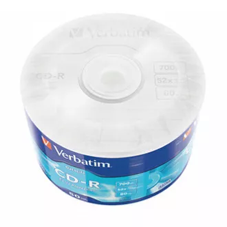 Verbatim CD-R, 43787, Extra Protection, pakiranje od 50 komada, 700 MB, 52x, 80 min., 12 cm, bez mogućnosti ispisa, omot, za arhiviranje podataka Verbatim CD-R, 43787, Extra Protection, pakiranje od 50 komada, 700 MB, 52x, 80 min., 12 cm, bez mogućnosti ispisa, omot, za arhiviranje podataka