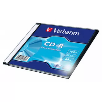 Verbatim CD-R, 43347, DataLife, 1-pack, 700MB, Extra Protection, 52x, 80min., tanka kutija, za arhiviranje podataka