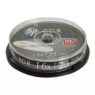 HP BD-R, Single Layer 25GB, Standard, kutija za kolače, BRE00071-3, 69321, 6x, 10-pack, za arhiviranje podataka