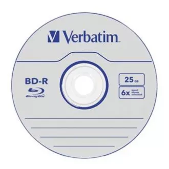 Verbatim BD-R, Datalife, 25 GB, kutija za dragulje, 43836, 6x, 5 komada
