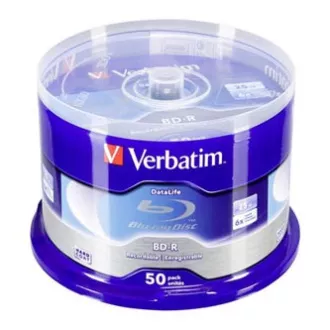 Verbatim BD-R, jednoslojni 25 GB, plava površina, jednoslojni, osovina, 43838, 6x, 50 kolačića, bez ID-a Verbatim BD-R, jednoslojni 25 GB, plava površina, jednoslojni, osovina, 43838, 6x, 50 kolačića, bez ID-a