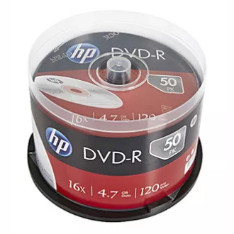 HP DVD-R, DME00025-3, 69316, 4.7GB, 16x, spindle, 50 kom, bez opcije ispisa, 12cm, za arhiviranje podataka