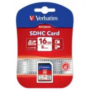 Verbatim memorijska kartica Secure Digital Card Premium U1, 16 GB, SDHC, 43962, UHS-I U1 (klasa 10)