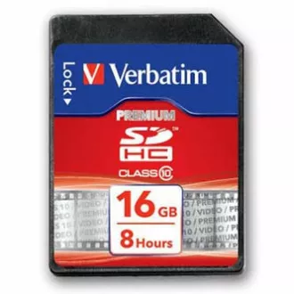 Verbatim memorijska kartica Secure Digital Card Premium U1, 16 GB, SDHC, 43962, UHS-I U1 (klasa 10)