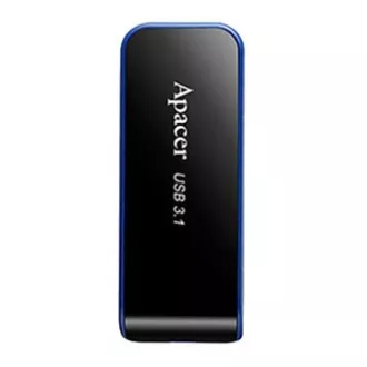 Apacer USB flash pogon, USB 3.0, 32GB, AH356, crni, AP32GAH356B-1, USB A, s uvlačivim konektorom