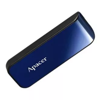 Apacer USB flash pogon, USB 2.0, 32GB, AH334, plavi, AP32GAH334U-1, USB A, s uvlačivim konektorom